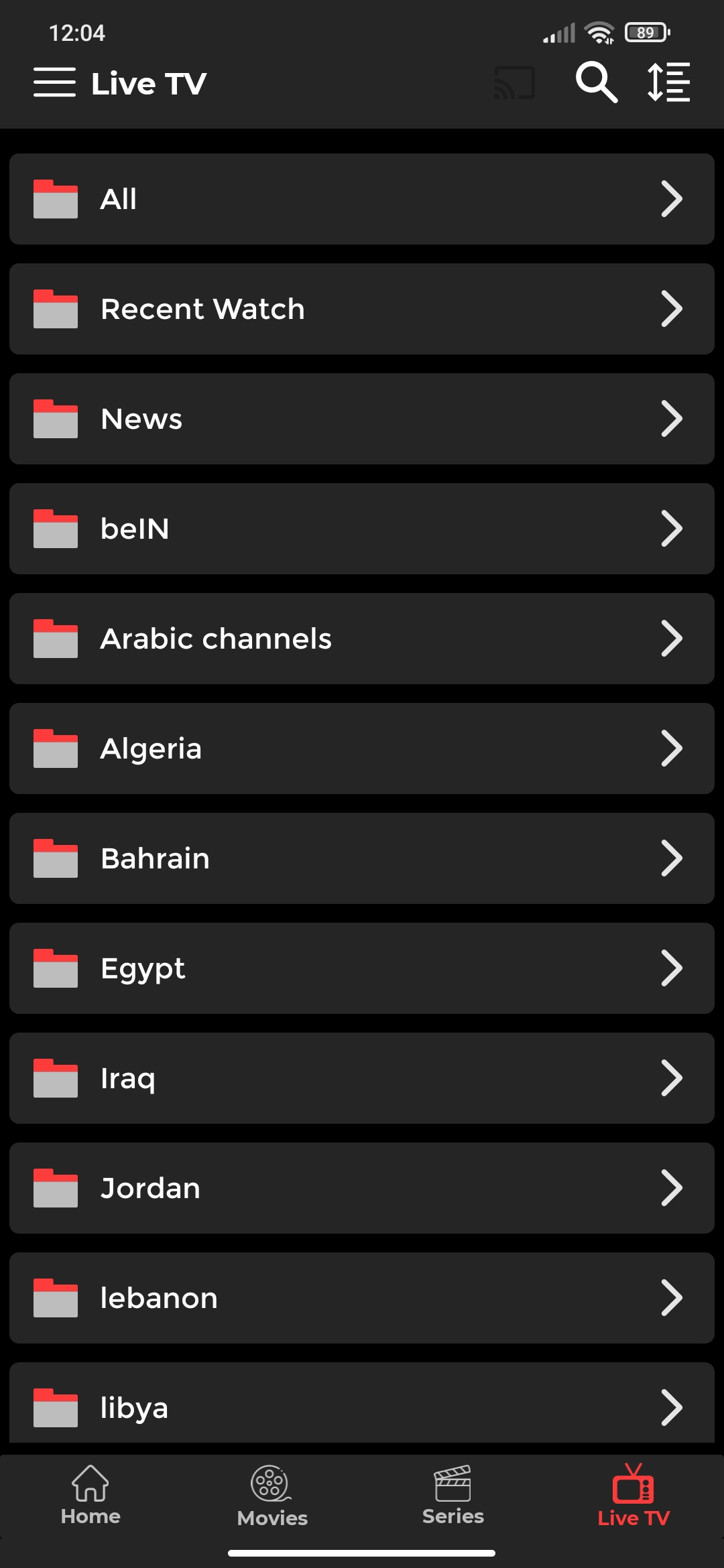 Packages Channels